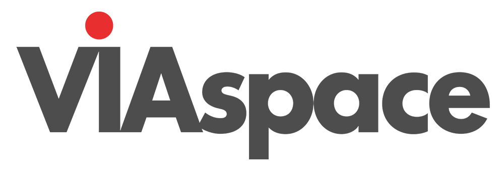 Via Furniture VIAspace horizontal logo, transparent background